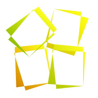 Rastgele soyut geometrik vektör ögesi