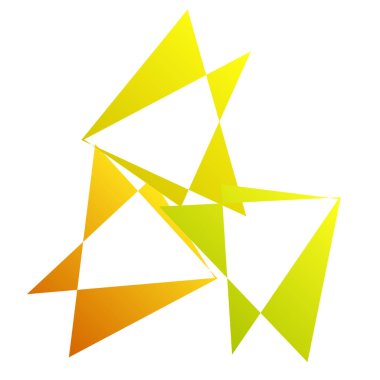 Rastgele soyut geometrik vektör ögesi