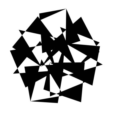 Rastgele soyut geometrik vektör ögesi