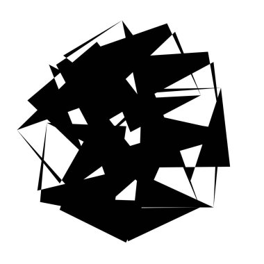 Rastgele soyut geometrik vektör ögesi