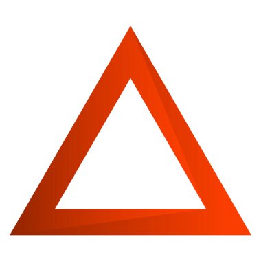 Bölünmüş temel geometrik simge, logo