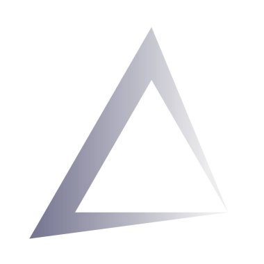 Bölünmüş temel geometrik simge, logo