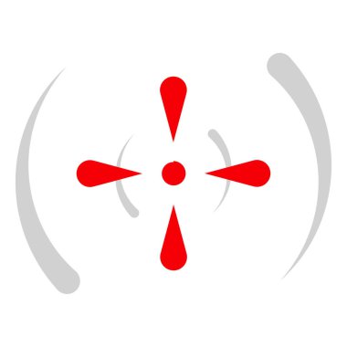 Crosshair, hedef işaret vektör illüstrasyonu