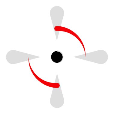 Crosshair, hedef işaret vektör illüstrasyonu