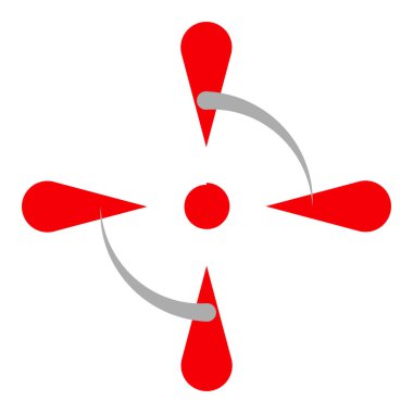 Crosshair, hedef işaret vektör illüstrasyonu