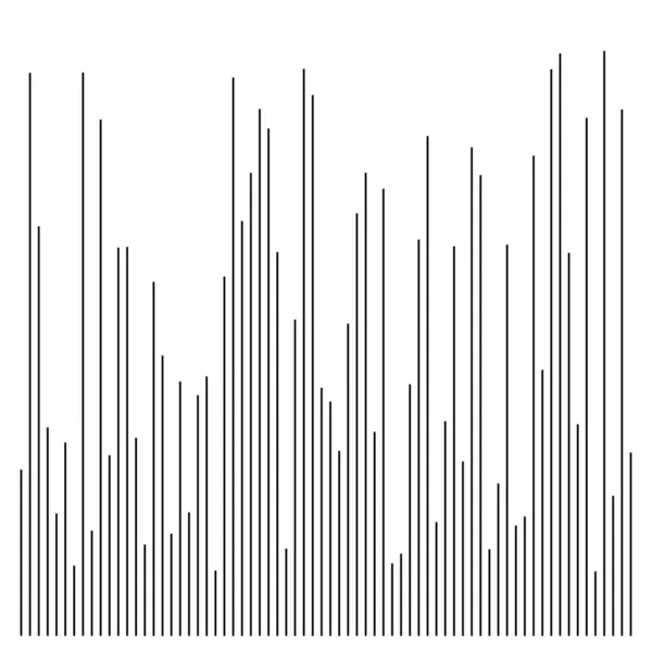 Willekeurige Lijnen Strepen Vector Element — Stockvector