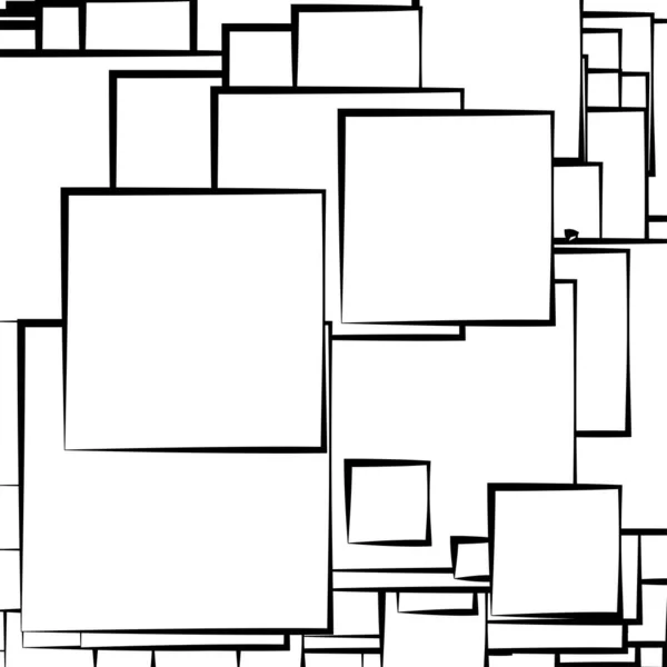 Abstract Overlapping Squares Pattern Vector Illustraiton — ストックベクタ