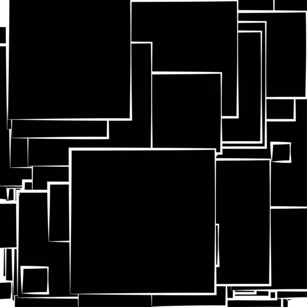 Αφηρημένη Επικάλυψη Τετράγωνα Μοτίβο Εικονογράφηση Διάνυσμα — Διανυσματικό Αρχείο