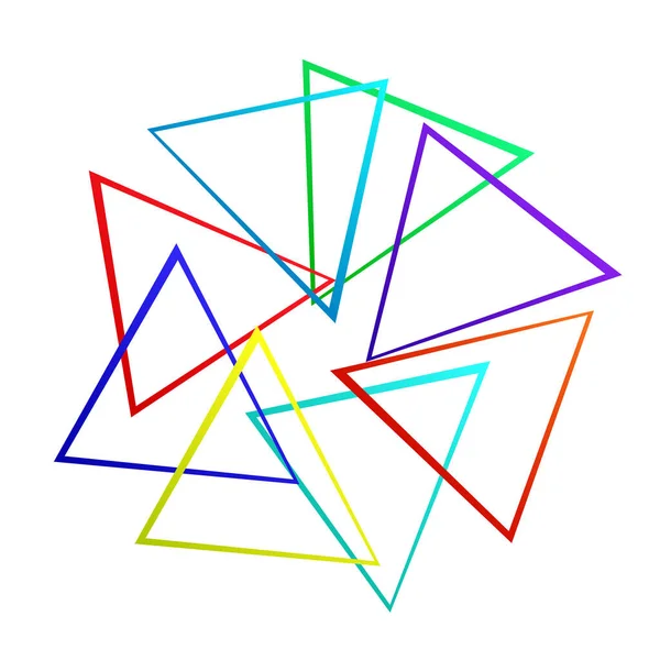 Rastgele soyut geometrik vektör ögesi