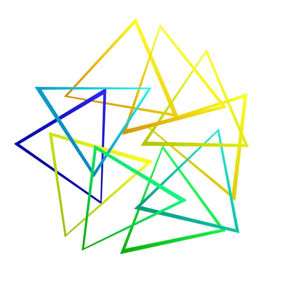 Rastgele soyut geometrik vektör ögesi