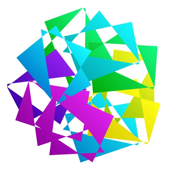 Rastgele soyut geometrik vektör ögesi