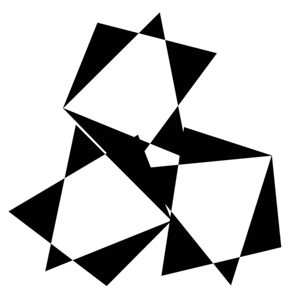 Élément Vectoriel Géométrique Abstrait Aléatoire — Image vectorielle