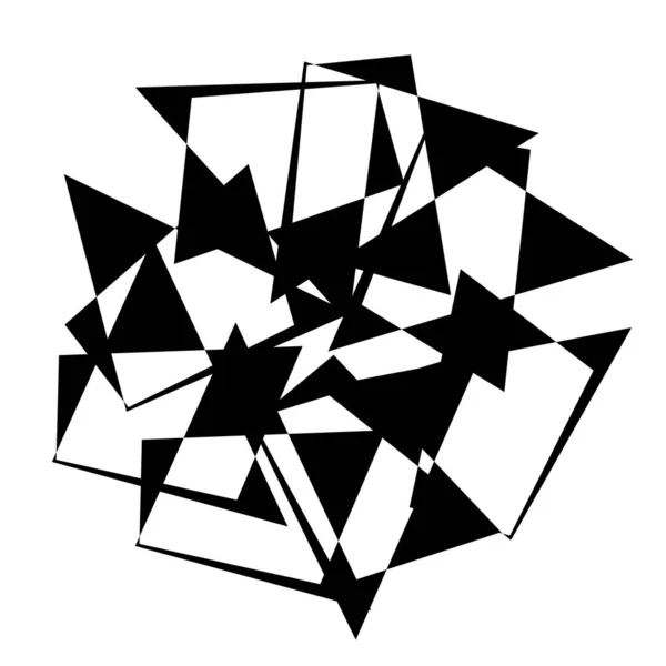 Random Abstract Geometric Vector Element — Stock Vector