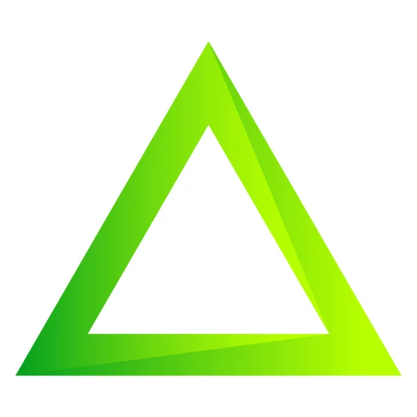 Ícone Geométrico Forma Básica Dividido Logotipo — Vetor de Stock