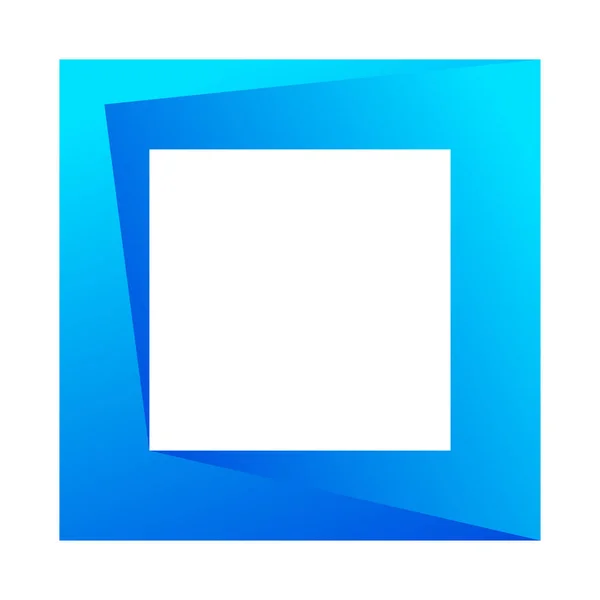 Divided Basic Shape Geometric Icon Logo — Stock Vector
