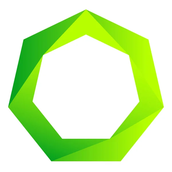 Dibagi Bentuk Dasar Ikon Geometris Logo - Stok Vektor