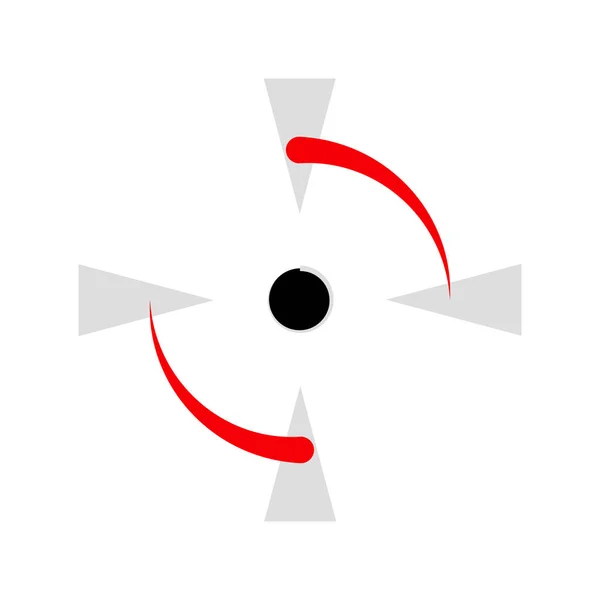 Crosshair 目标标记图标矢量说明 — 图库矢量图片
