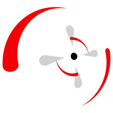 Crosshair, hedef işaret vektör illüstrasyonu