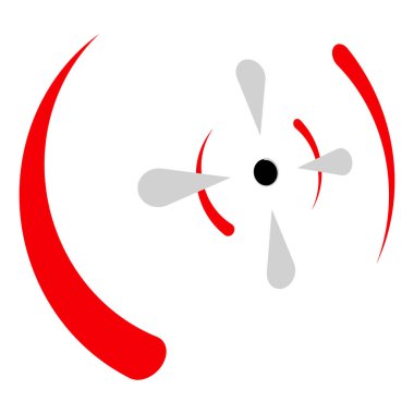 Crosshair, hedef işaret vektör illüstrasyonu