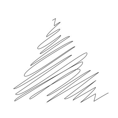 Serbest üçgen çizim, el çizimi, karalama, çizim şekli. Stock vektör illüstrasyonu, klip- art grafikleri