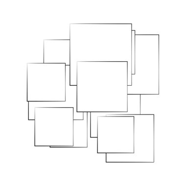 Rastgele dikdörtgen yapı vektör bileşimi, desen