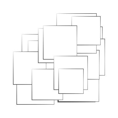 Rastgele dikdörtgen yapı vektör bileşimi, desen