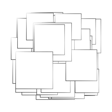 Rastgele dikdörtgen yapı vektör bileşimi, desen