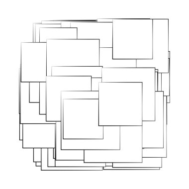 Rastgele dikdörtgen yapı vektör bileşimi, desen