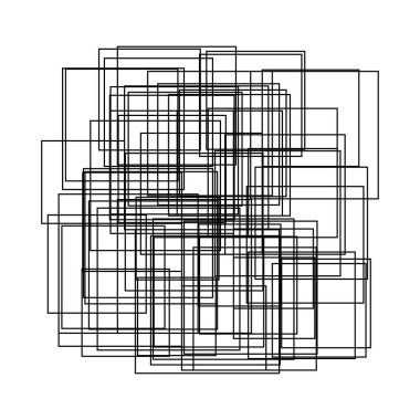 Rastgele dikdörtgen yapı vektör bileşimi, desen