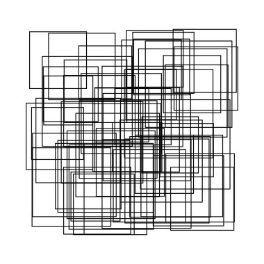 Rastgele dikdörtgen yapı vektör bileşimi, desen