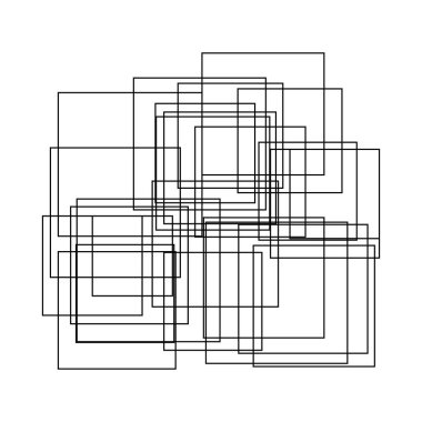 Rastgele dikdörtgen yapı vektör bileşimi, desen
