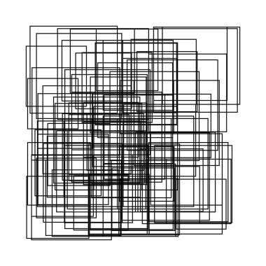 Rastgele dikdörtgen yapı vektör bileşimi, desen