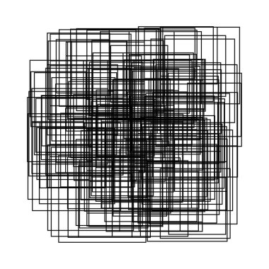 Rastgele dikdörtgen yapı vektör bileşimi, desen