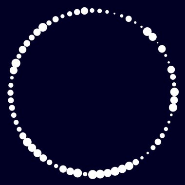 Rastgele çemberler, dağınık şekil elementleri