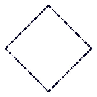 Rastgele çemberler, dağınık şekil elementleri