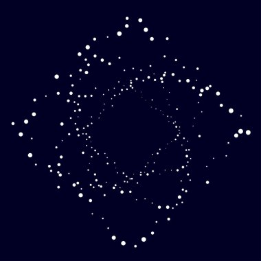 Rastgele çemberler, dağınık şekil elementleri