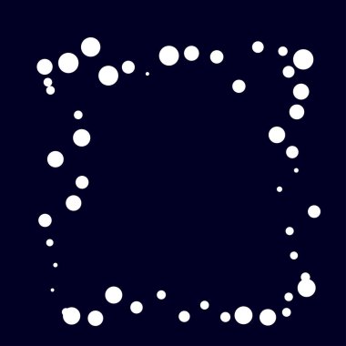 Rastgele çemberler, dağınık şekil elementleri