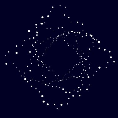 Rastgele çemberler, dağınık şekil elementleri