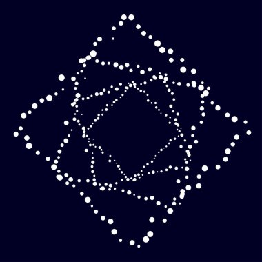 Rastgele çemberler, dağınık şekil elementleri