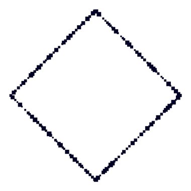 Rastgele kareler, dağınık şekiller ögesi