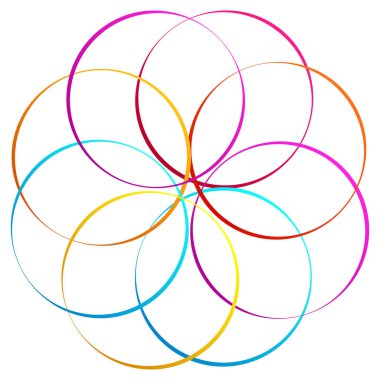 Birbirine kenetlenmiş dairesel geometrik simge, logo