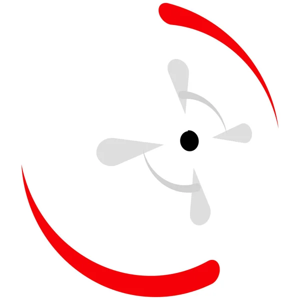 Crosshair Target Mark Icon Vector Illustration — ストックベクタ
