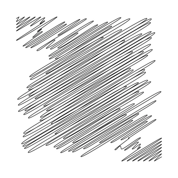 Disegno Quadrato Mano Libera Scarabocchio Disegnato Mano Scarabocchio Forma Schizzo — Vettoriale Stock