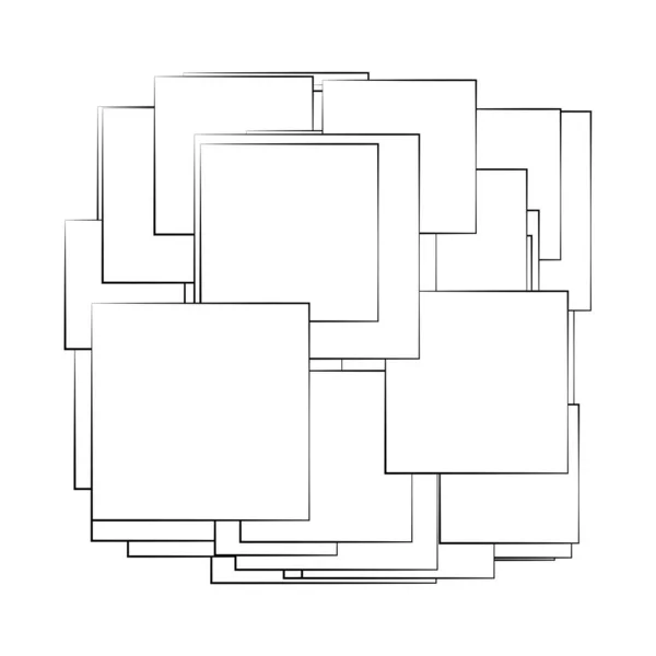 Rastgele Dikdörtgen Yapı Vektör Bileşimi Desen — Stok Vektör