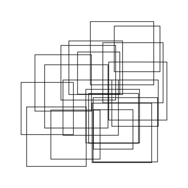 Випадкова Структура Прямокутників Векторна Композиція Візерунок — стоковий вектор