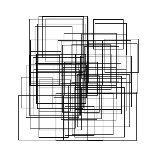 Rectángulos Aleatorios Estructura Vector Composición Patrón — Vector de stock