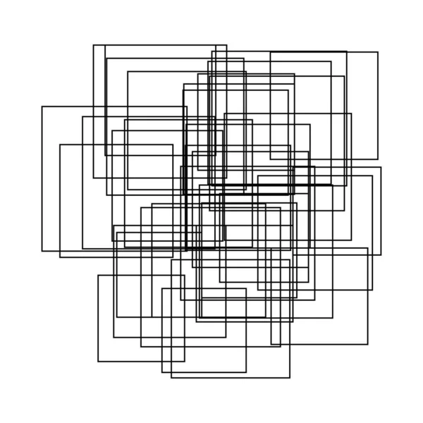 ランダム長方形構造ベクトル構成 パターン — ストックベクタ