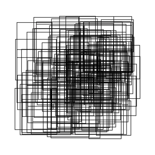 Random Rectangles Structure Vector Composition Pattern — ストックベクタ