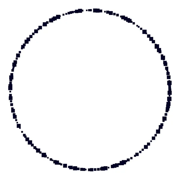 Cercles Aléatoires Élément Formes Dispersées — Image vectorielle