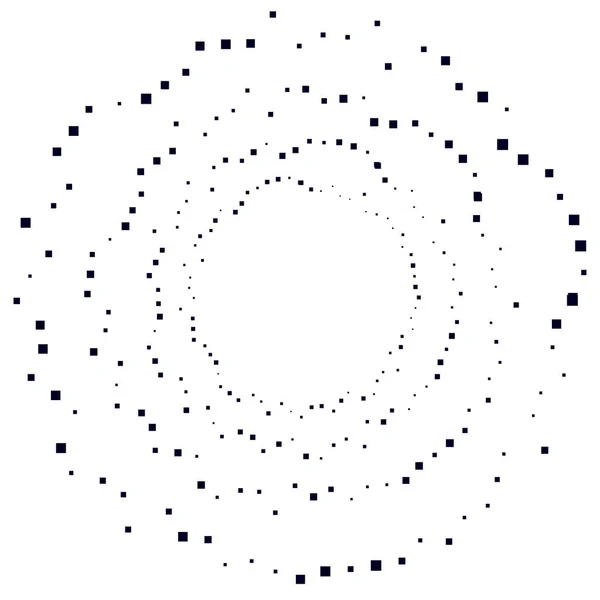 Kruhy Náhodné Rozptýlené Tvary Prvek — Stockový vektor